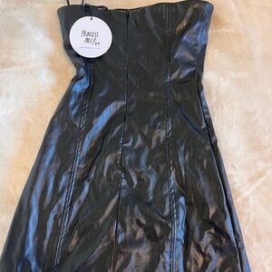 Princess Polly leather mini dress, brand new!